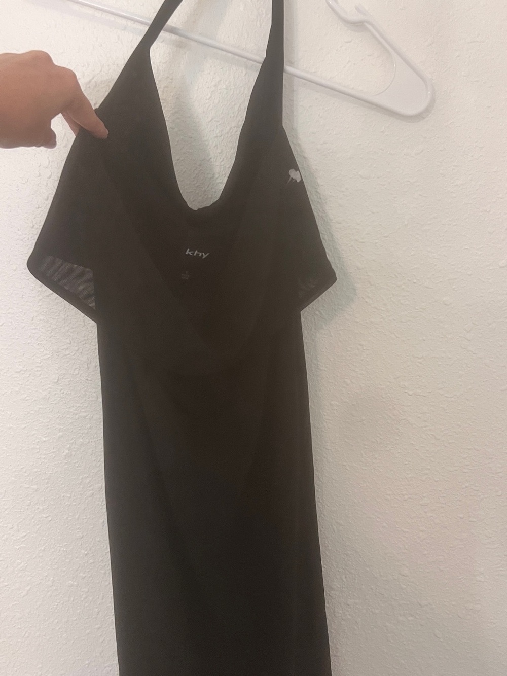Khy Black halter dress or tank Size Small